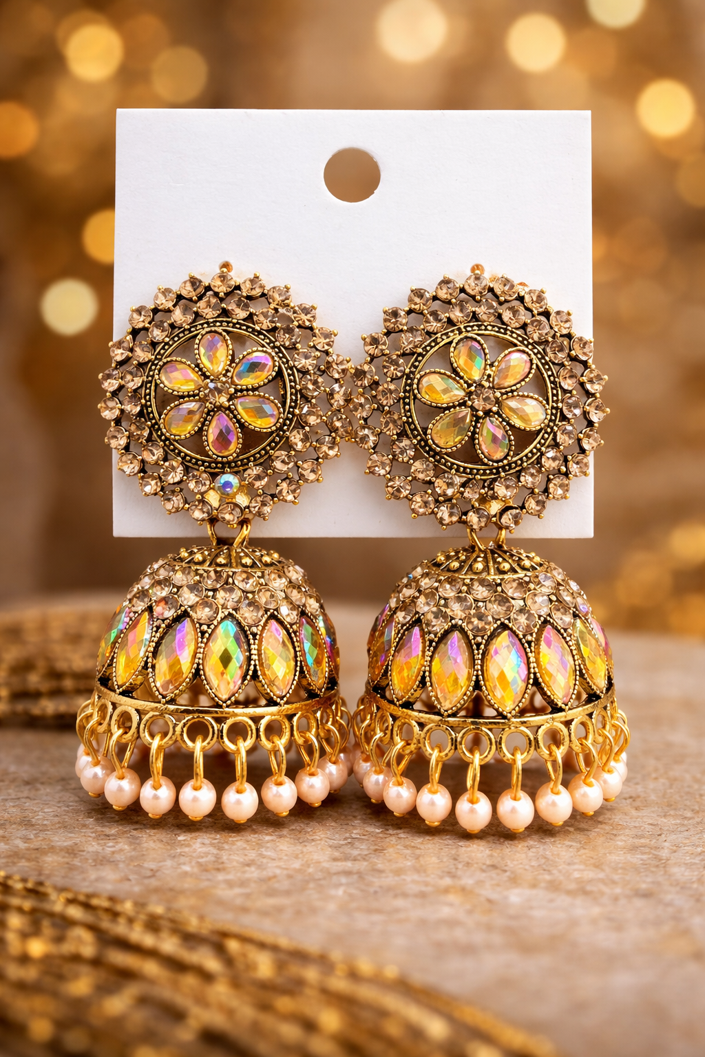 Anketras Luxe Drop Jhumkas