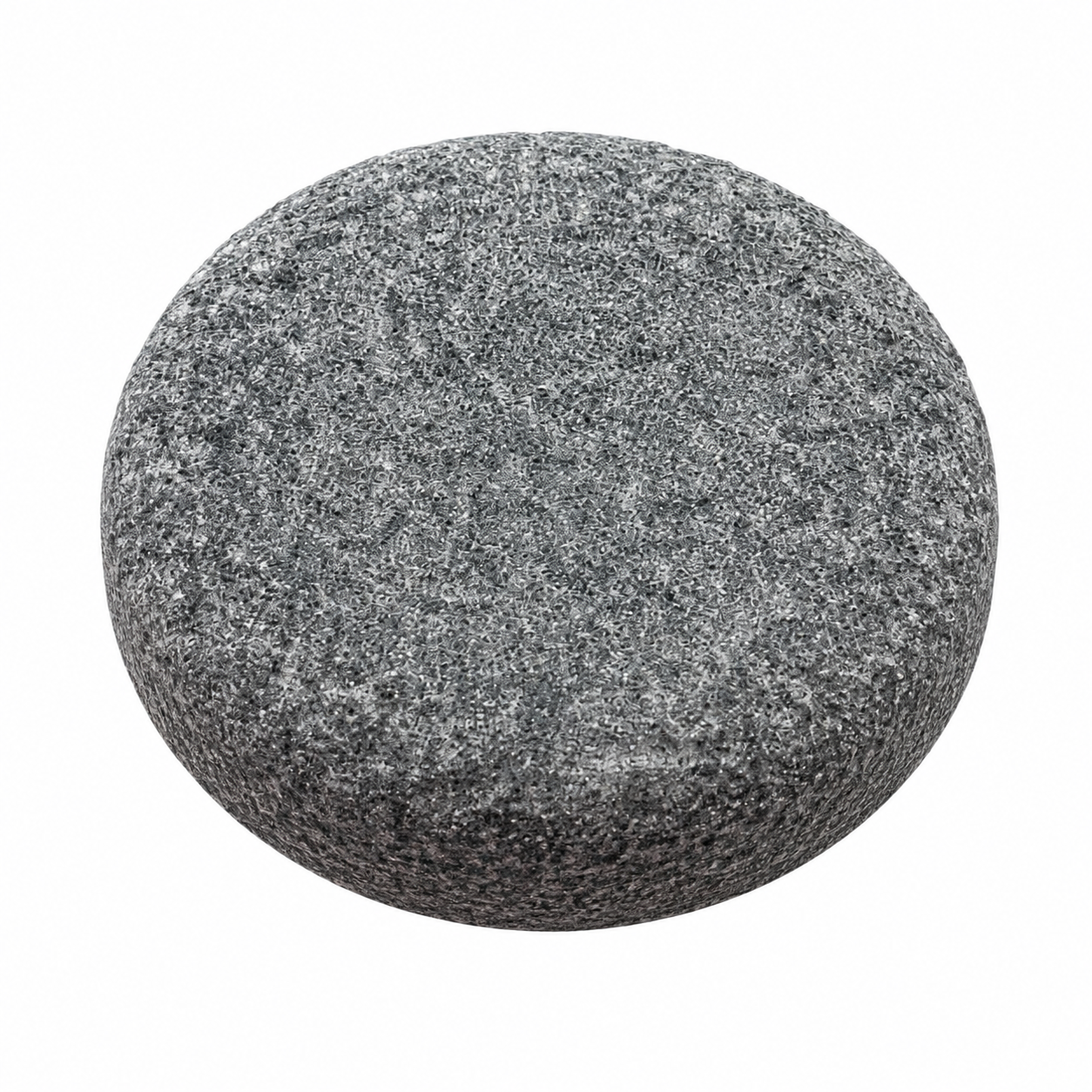 Anketras Real Pedicure Stone for Dry Heels and Calluses, 4 Inch | Naturally Smooths Skin, Reusable & Long Lasting, Easy to Hold, Wet Foot Use, Round Shape