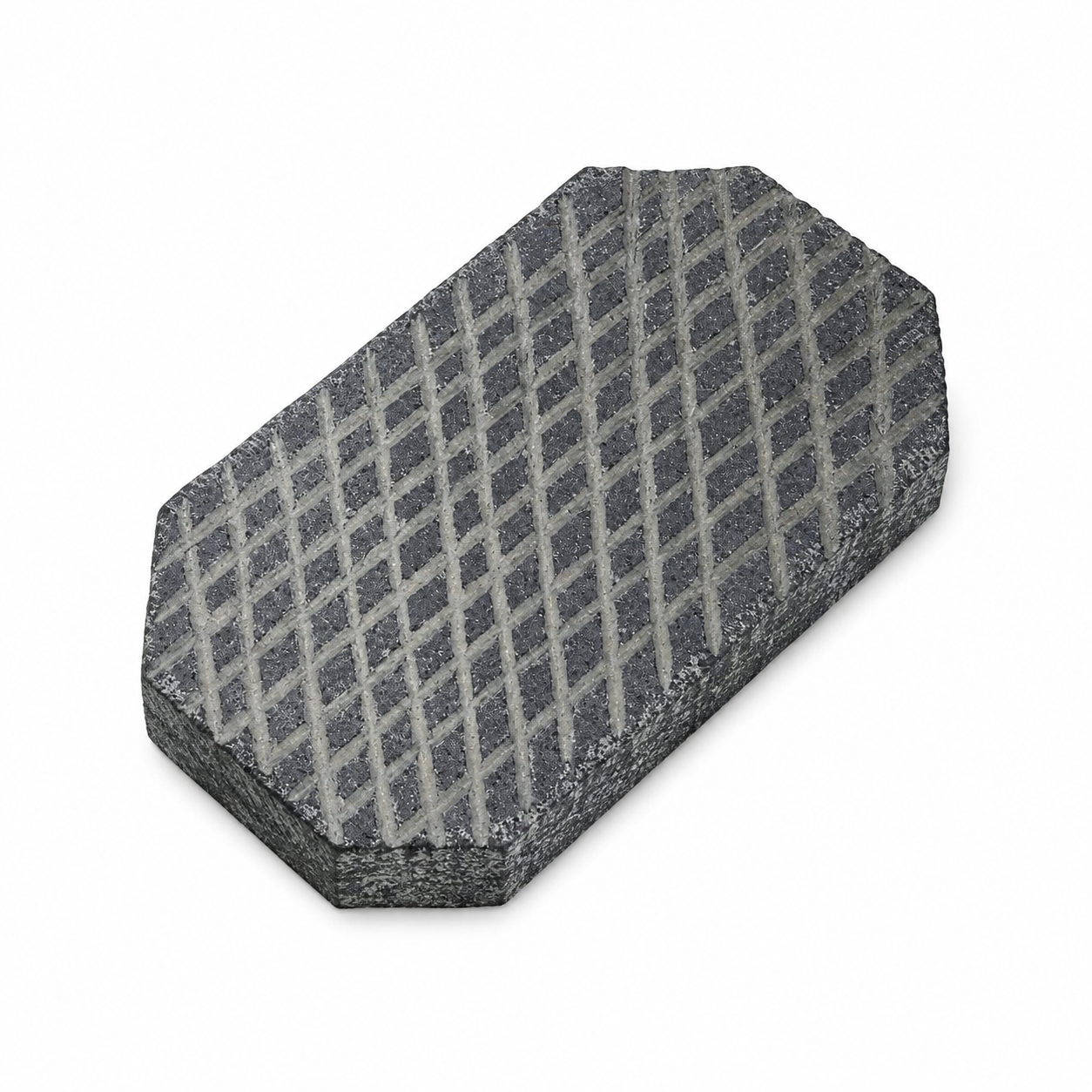 ANKETRAS Uthukuli Natural Stone Foot Scrubber | Traditional Foot Exfoliator and Heel Scrubber for Removing Dirt, Dead Skin and Roughness | Reusable Pedicure Stone for Men and Women | 5 × 3 Inch