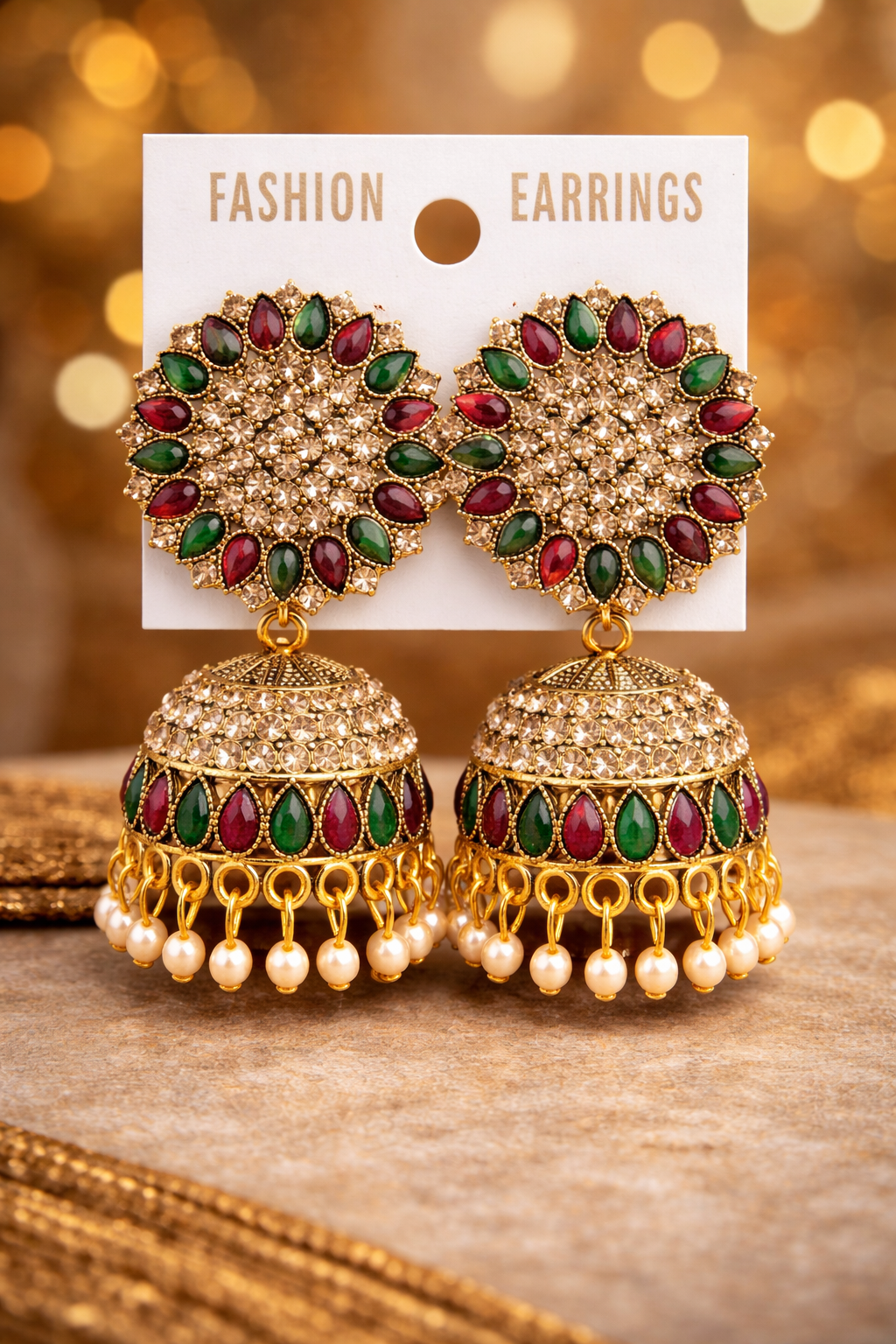 Anketras Moonbell Jhumkas – Grace in Every Move