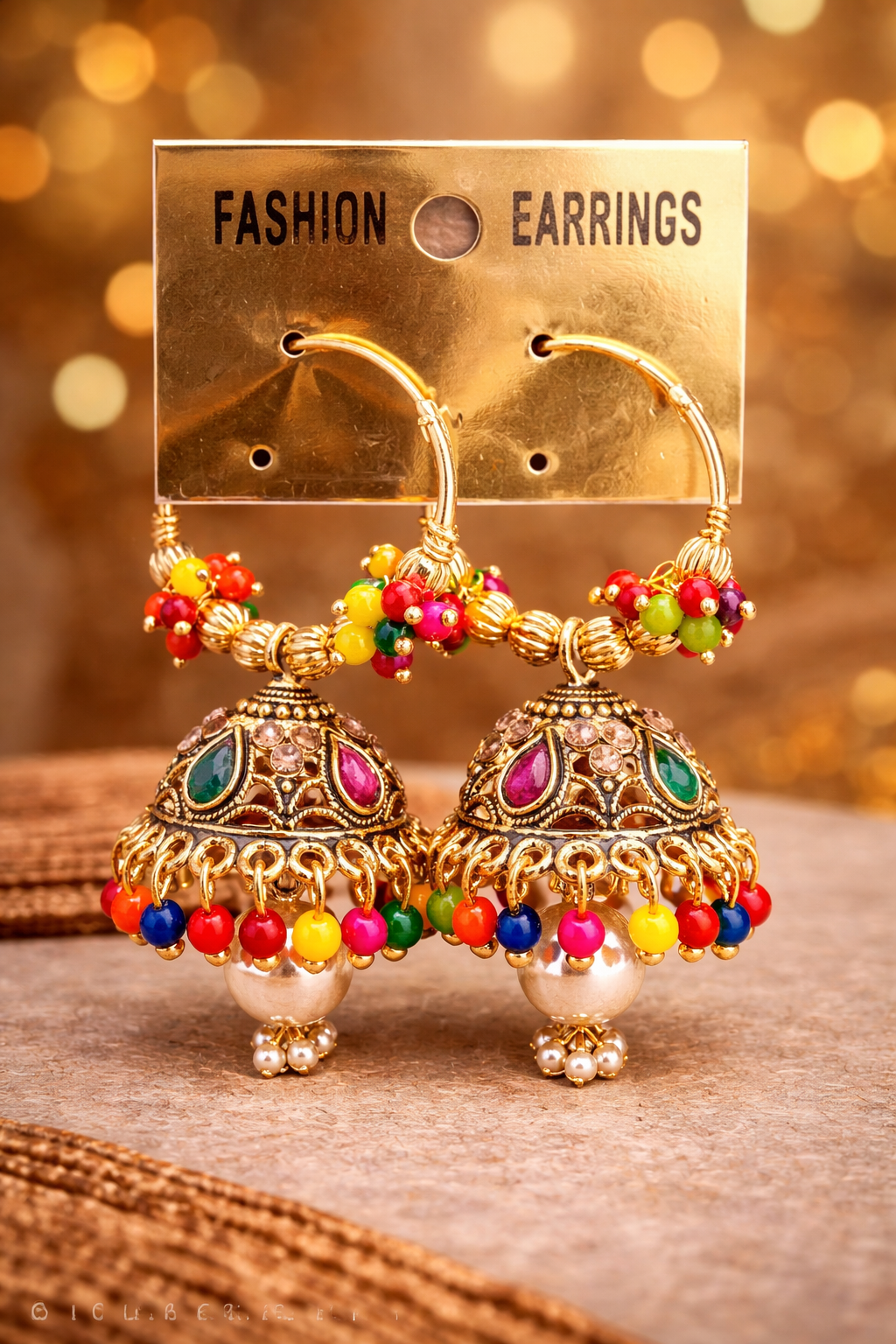 Anketras Fusion Hoop Jhumkas – Style That Moves